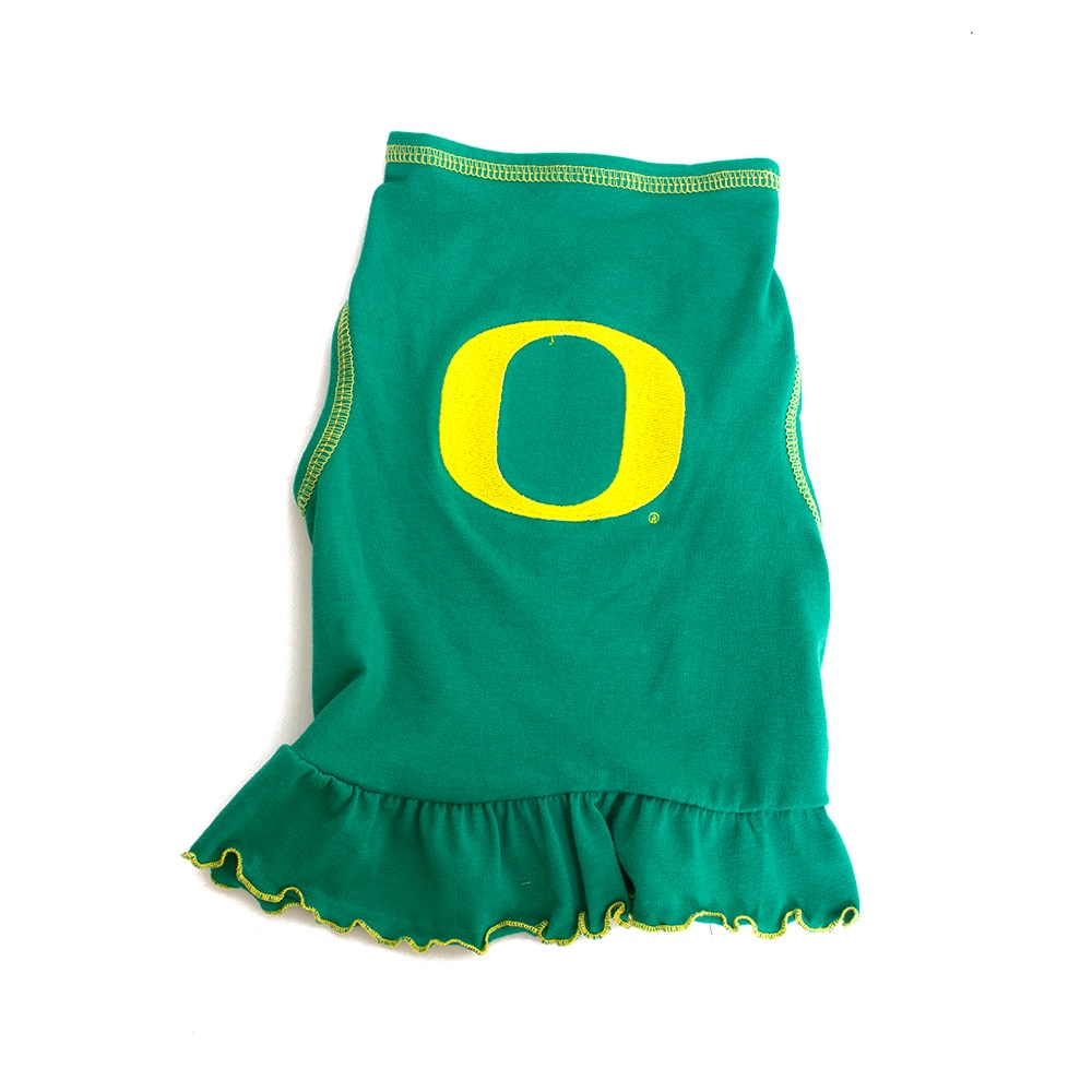 Classic Oregon O, All Star Dogs, Green, Pet Accessories, Gifts, Cheerleader Dress, Dog Coat, 606632